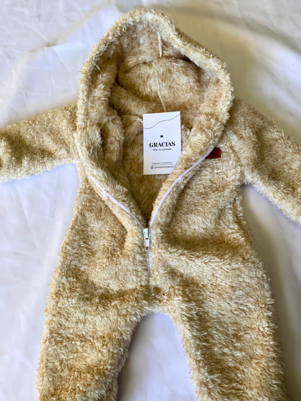 Enterito Teddy "Osito Latte" con Capucha