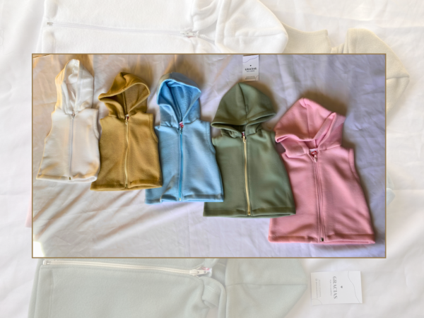 Chaleco Polar Soft Unisex con Capucha