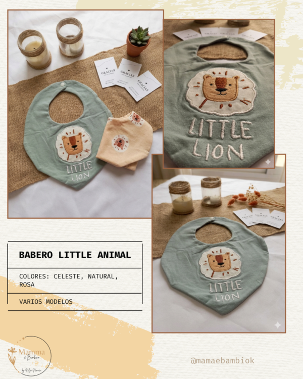 10 Babero Little Lion por unidad