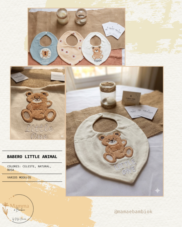 11 Babero Little Lion por unidad
