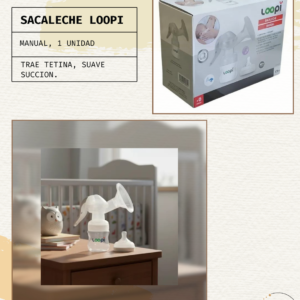 Extractor Sacaleche Manual Loopi con Sistema de Masaje