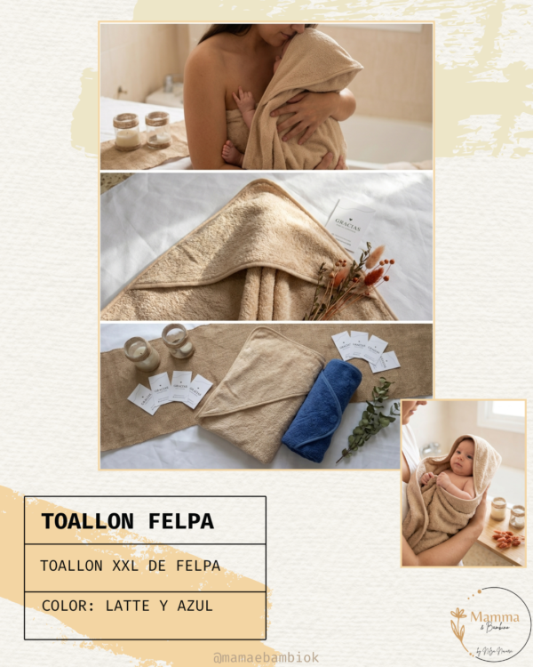 24 Toallon Teddy Beige
