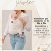 4 Fular de Algodón Orgánico "Nido de Ternura" – Crema Natural