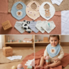Baberos bandanas Daddy set por 2