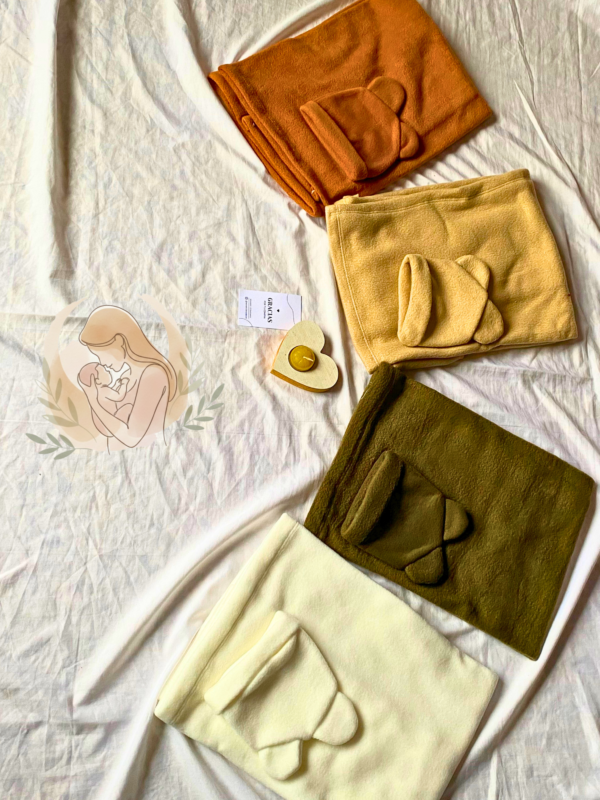 Set bambino Manta Polar + Gorrito con Orejitas