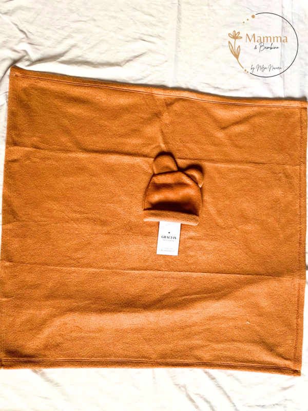 Set bambino Manta Polar + Gorrito con Orejitas