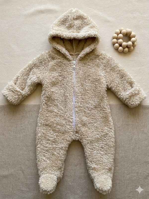Enterito Teddy "Osito Latte" con Capucha