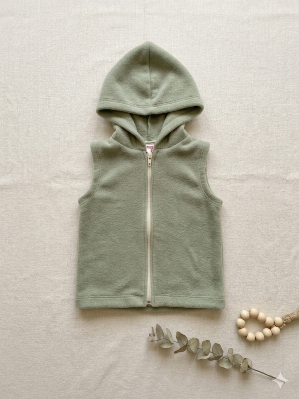 Chaleco Polar Soft Unisex con Capucha