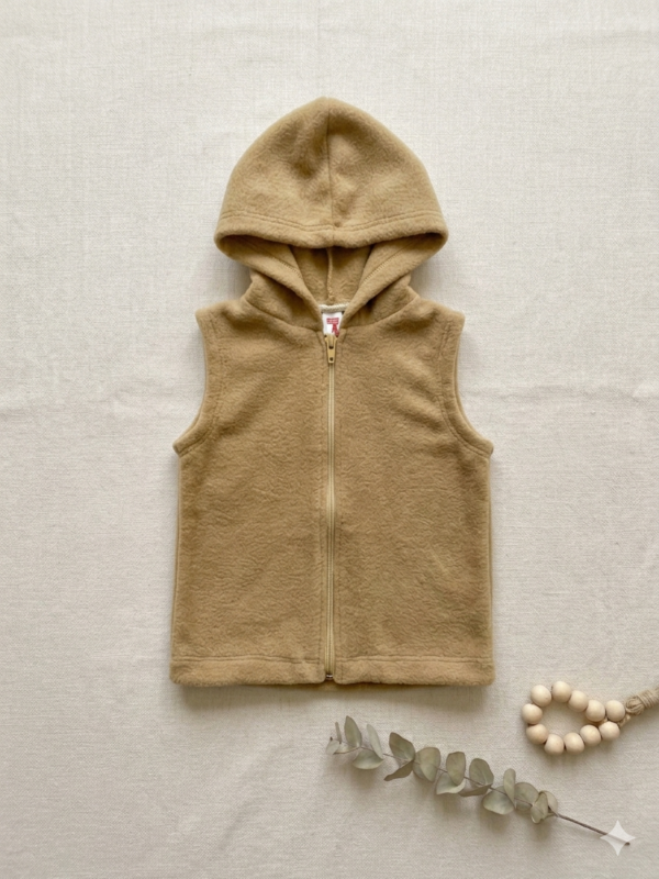Chaleco Polar Soft Unisex con Capucha