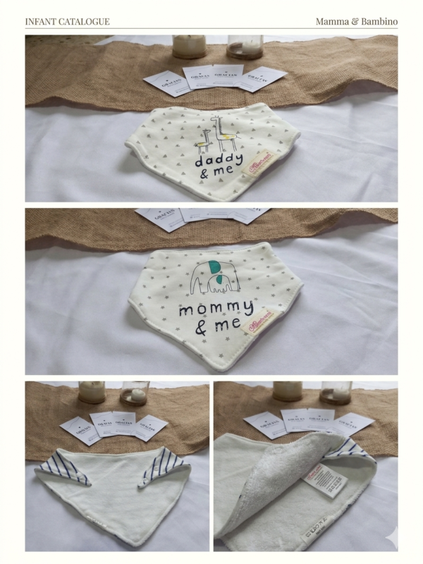 Baberos bandanas Daddy set por 2