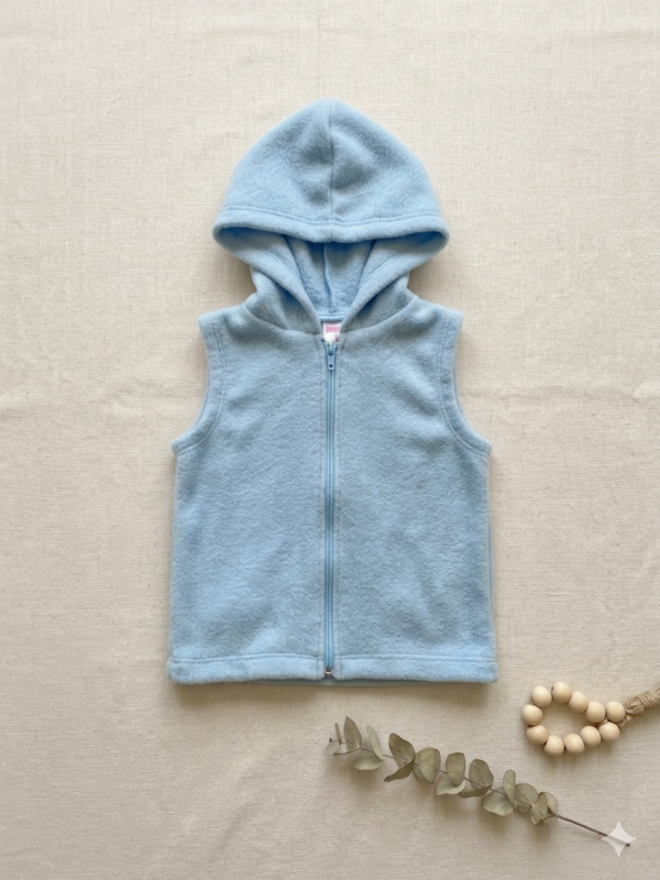 Chaleco Polar Soft Unisex con Capucha