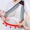 Porta Bebé Ergonómico "Multy-Red" – Gris & Blanco